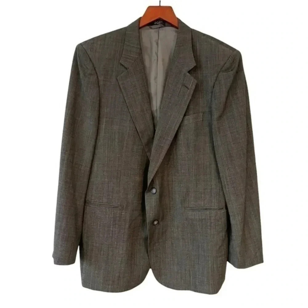 Brookcraft Today’s Man 100% Wool Sports Coat Blazer Made in Korea Size 42R